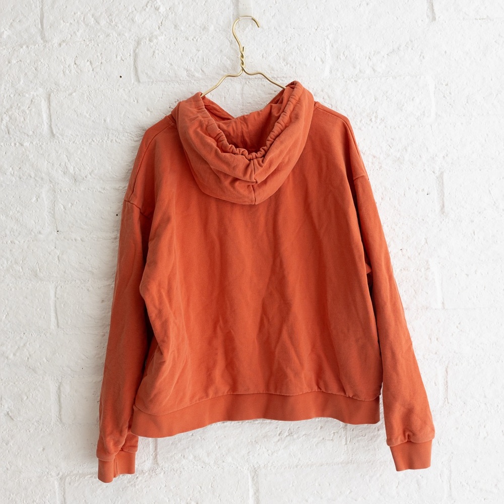 Billie Happier Than Ever Tour Graphic Orange Hoodie - Size XL - Picture 3 of 5